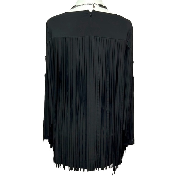 Carmen Marc Valvo Fringed Blouse - Picture 5 of 6
